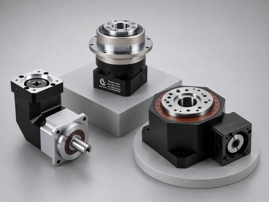 automation gearbox solutions with planetary gearbox and hollow rotary table