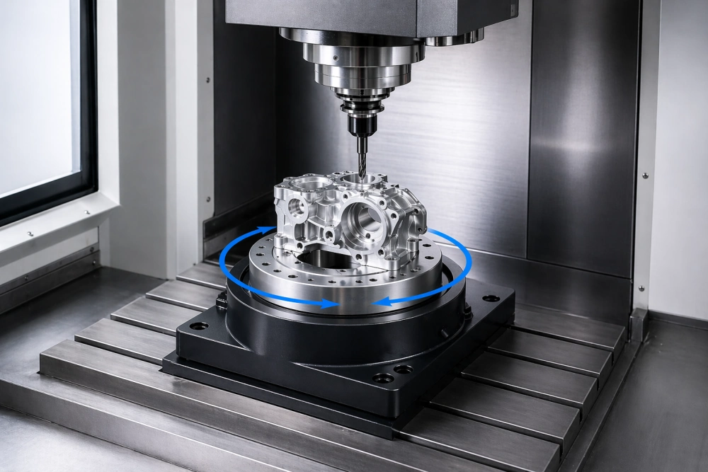 ZCH-165 hollow rotary table for rotary workholding
