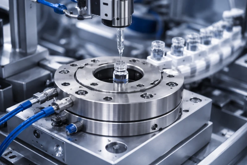 ZCM right angle hollow rotary table for automation equipment