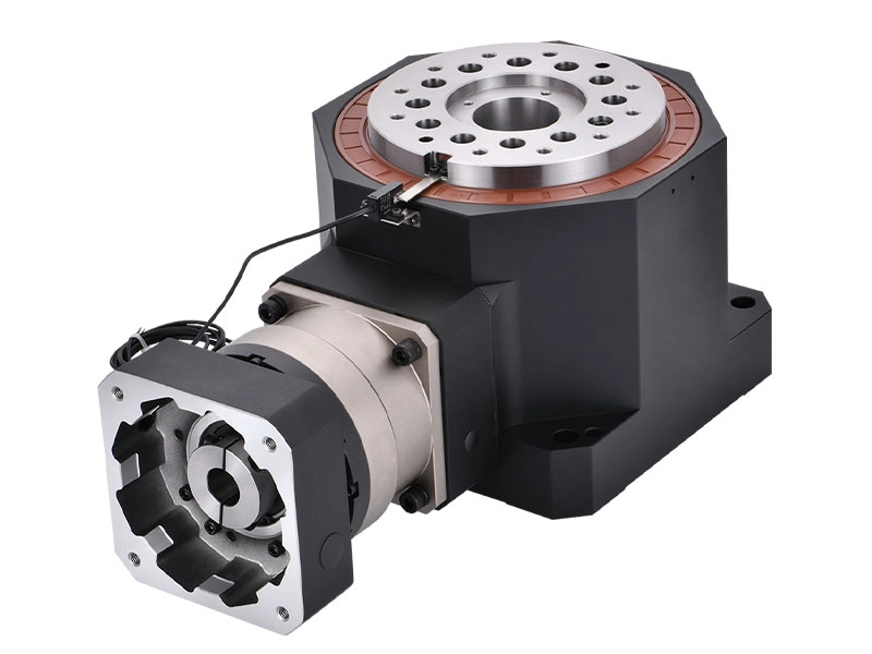 Right angle hollow rotary table