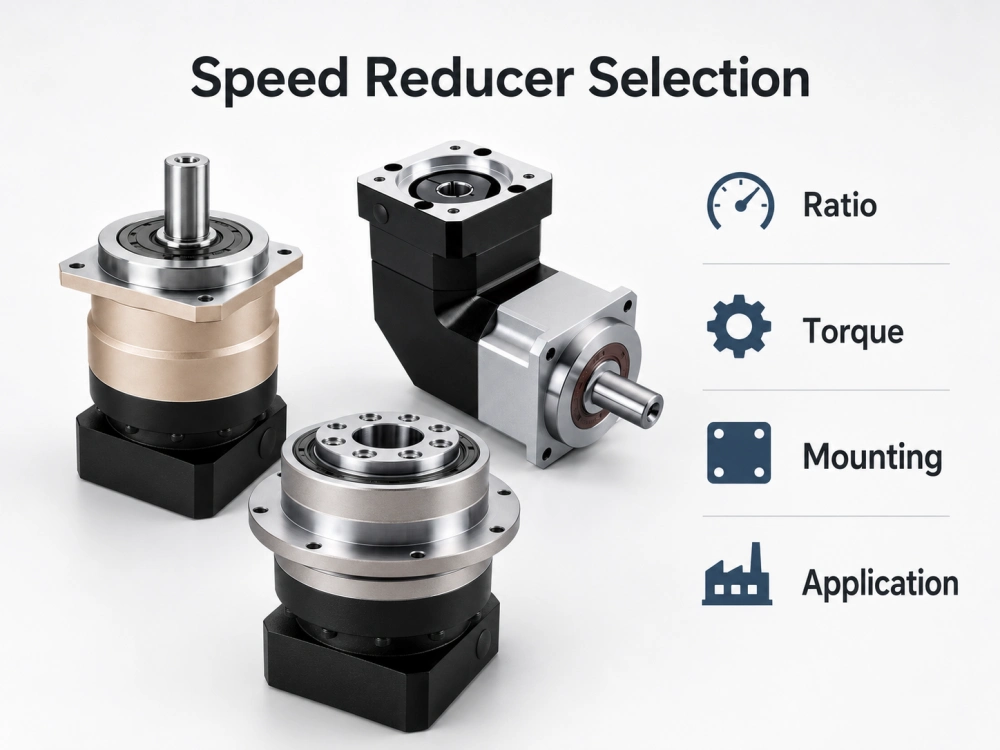speed reducer gearbox applications in automation and CNC machinery