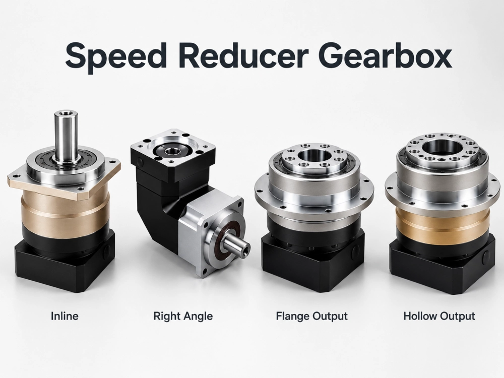 speed reducer gearbox types for industrial machinery