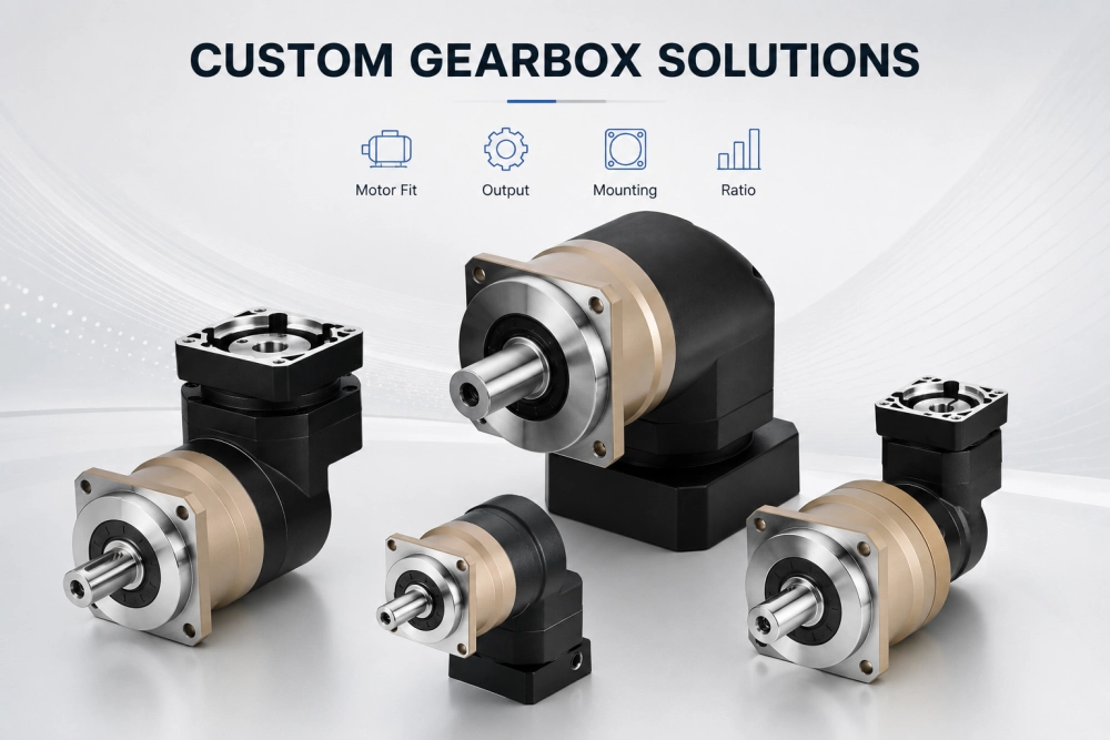 custom gearbox requirement checklist for motor ratio torque and mounting