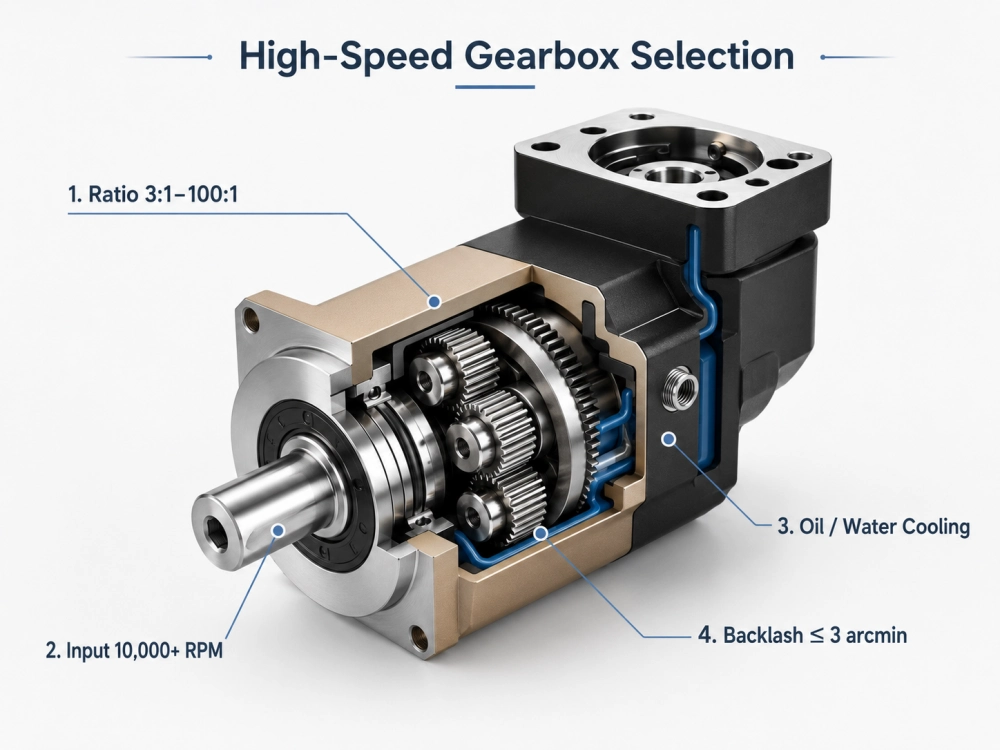 high speed gearbox selection