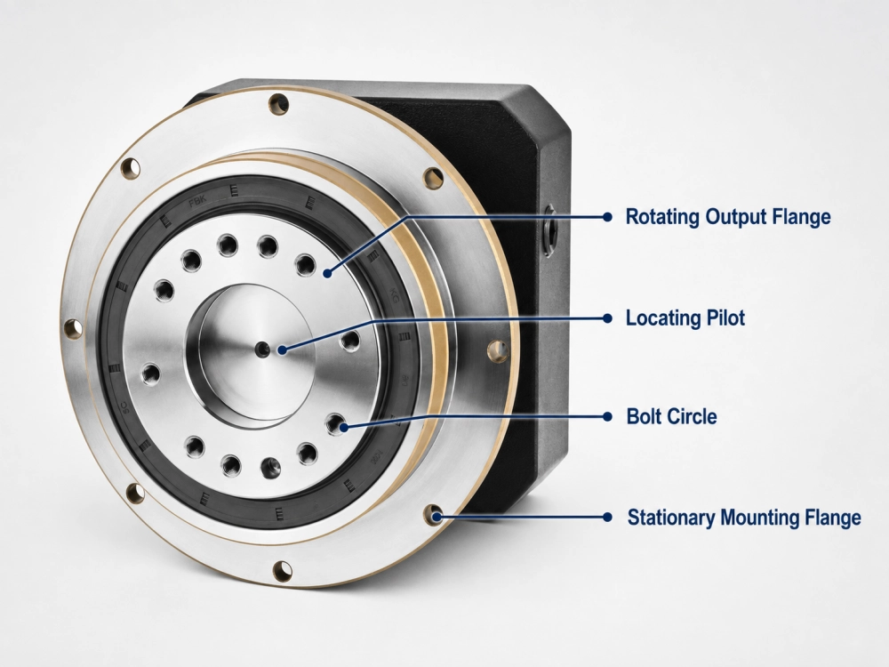 flange mounted planetary gearbox selection checks and assembly dimensions