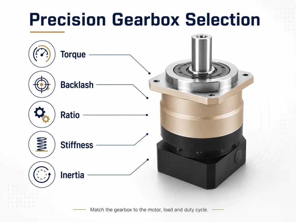 precision planetary gearbox selection