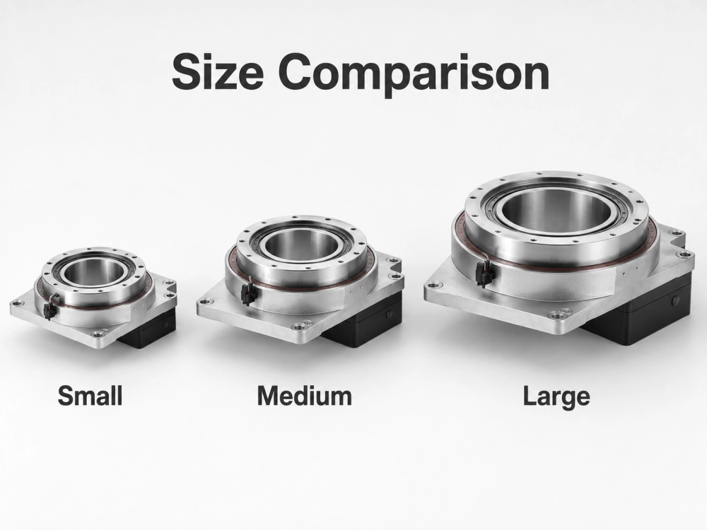 Rotary indexing table price comparison by size load and accuracy