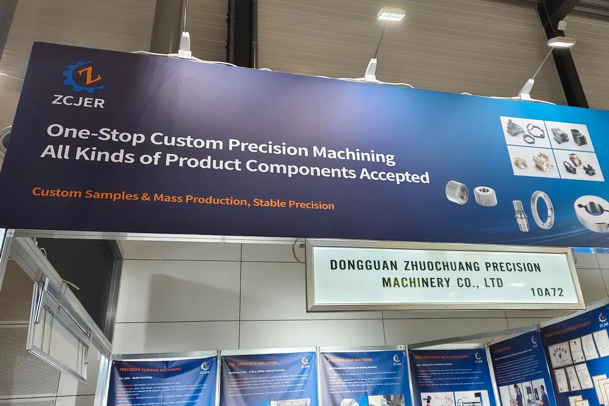 Zhuochuang custom precision machining division at AMB 2026 Stuttgart