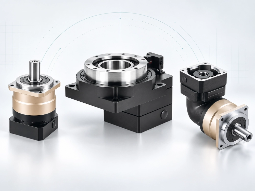 planetary gearboxes and hollow rotary table for medical device assembly automation