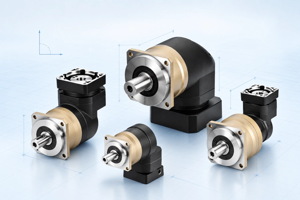 right angle gearbox replacement options for compact servo machines